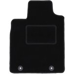 Tapis conducteur noir pour : dacia logan ii berline, break (2012 - )