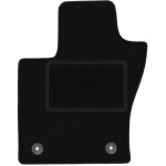 Tapis conducteur noir pour : fiat 500x fl crossover (2018 - )