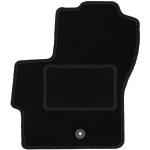 Tapis conducteur noir pour : mazda 3 i bk � hayon (2003 - 2009)