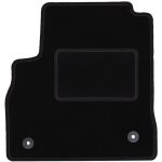 Tapis conducteur noir pour : opel astra k berline, hayon, break (2015 - )