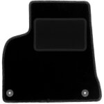 Tapis conducteur noir pour peugeot 5008 i 7 places (2009 - 2017)