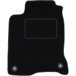 Tapis conducteur noir pour : renault laguna iii coup� (2007 - 2015)