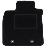 Tapis conducteur noir pour : toyota avensis iii t27 break, liftback, berline (2009 - 2018)