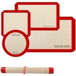 Tapis de cuisson en silicone r�utilisable pour plaques � biscuits