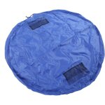 Tapis de jeu pour enfants avec cordon, 140cm diam�tre, polyester imperm�able - sac de rangement jouets ...