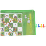 Tapis de jeu lavable 60x45cm pliable pour enfants, jeu d'�chelle serpent et �checs, tapis sol en tissu ...