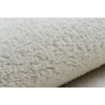 Tapis - moquette velvet micro cr�me plaine couleur unie beige 150x300 cm