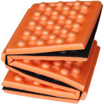 Tapis de mousse pliable pour randonn�e, coussin d'ext�rieur portable et l�ger, 39x28. 5cm, couleur orange, ...