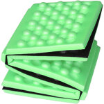 Tapis de mousse pliable pour randonn�e, coussin d'ext�rieur portable et l�ger, 39x28. 5cm, vert, id�al ...