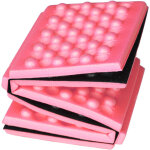 Tapis de mousse pliable pour randonn�e, coussin de si�ge portable rouge, dimensions 39x28. 5x0. 9cm, ...