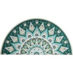 Tapis de porte demi - rond tapis de protection avec pvc microfibre de chenille 40x80cm pour ext�rieur, ...