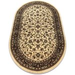 Rugsx - tapis royal adr ovale modle 1745 caramel beige 200x290 cm