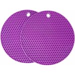 Deesse shop - tapis de s�chage multi - usages en silicone, support de pot, imperm�able, (lot de 2) antid�rapan ...