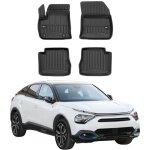Tapis de sol 3d tpe premium compatible avec citroen c4 ev 2021 - 2022 rev�tement de sol pour voiture ...