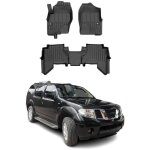 Tapis de sol 3d tpe premium compatible avec nissan pathfinder iii 2005 - 2014 rev�tement de sol pour ...