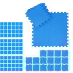 Tapis de sol 96 nattes pour fitness et appareils de sport, eva, sans bpa, superficie 8, 64 m, lxp 30x30 ...