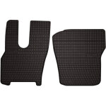 Tapis de sol en caoutchouc pour : camion daf xg - version avec si�ge pneumatique droit (2022 - ) - noir, ...