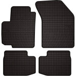 Tapis de sol en caoutchouc pour : fiat sedici hatchback (2006 - 2014) - noirs, sur mesure