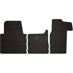 Tapis de sol en caoutchouc pour : nissan nv400 (2010 - ) - noirs, sur mesure