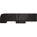 Tapis de sol en caoutchouc pour : opel vivaro ii fourgonnette 2e rang�e (2014 - 2019) - noir, sur mesure ...