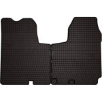 Tapis de sol en caoutchouc pour : renault trafic ii (2001 - 2014) - noirs, sur mesure
