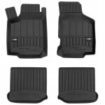 Tapis de sol, tapis de sol en caoutchouc, skoda octavia 1 1996 - 2010, bac 3d