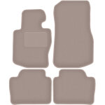 Tapis de sol en velours beige pour : bmw s�rie 4 f36 coup� / cabriolet xdrive (2014 - 2021)