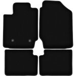 Tapis de sol en velours noir basic pour toyota corolla e12 / e13 � hayon, break, berline (2002 - 2007) ...