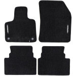 Tapis de sol de voiture pour citroen c5 aircross 2017 - 2025 velours noir 4pcs