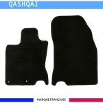 Tapis de sol voiture - sur mesure pour nissan qashqai (04 / 2014 - 05 / 2021) - antid�rapant : clips ...