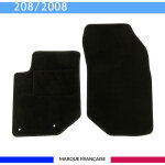 Tapis de sol voiture - sur mesure pour peugeot 208 / 2008 d�s 10 / 2019 - antid�rapant - tapis de sol ...