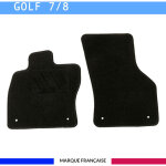 Tapis de sol voiture - sur mesure pour volkswagen golf 7 / golf 8 d�s 11 / 2012 - antid�rapant - tapis ...