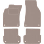 Tapis en velours beige pour audi a6 c6 berline, break, avant (2004 - 2006)