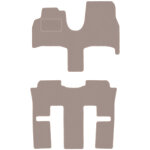 Tapis en velours beige pour peugeot 807 7 places (2002 - 2014)