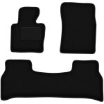 Tapis en velours noir pour : range rover iii l322 vogue suv (2001 - 2012)