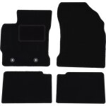 Tapis en velours noir pour toyota auris ii berline, break (2012 - 2018)