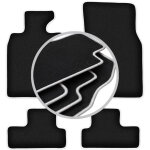 Tapis de voiture carlux - silver pour : mini cooper r56 � hayon (2006 - 2013)