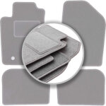 Tapis de voiture gris pour : toyota avensis ii t25 break, liftback, berline (2003 - 2009)
