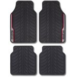 Sparco - tapis de voiture caoutchouc - rouge
