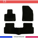Tapis de voiture - sur mesure pour c5 (2008 - 2014) - 3 pi�ces - tapis de sol antid�rapant pour automobile ...
