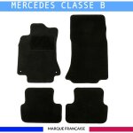 Tapis de voiture - sur mesure pour classe b (2011 - 2018) - 4 pi�ces - tapis de sol antid�rapant pour ...