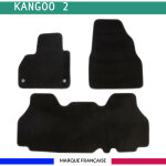 Tapis de voiture - sur mesure pour kangoo 2 (d�s 2008) - 3 pi�ces - tapis de sol antid�rapant pour automobile ...