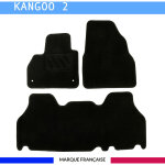Tapis de voiture - sur mesure pour kangoo 2 (d�s 2008) - 4 pi�ces - tapis de sol antid�rapant pour automobile ...