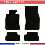 Tapis de voiture - sur mesure pour mini one et mini cooper r56 (2006 - 2013) - 3 pi�ces - tapis de sol ...