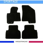 Tapis de voiture - sur mesure pour sportage (2010 - 2015) - 4 pi�ces - tapis de sol antid�rapant pour ...