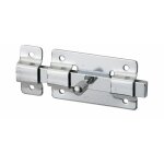 Serrurerie de picardie - targette pour meuble, 100mm, acier chromé, pêne plat Serrurerie de picardie - targette pour meuble, 100mm, acier chromé, pêne plat