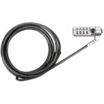 Targus - defcon mini combination cable loc  defcon - cble antivol  code - encoche noble wedge