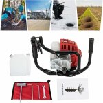 Tarire  essence 52cc moteur  essence 2 temps perceuse de sol 1. 2 hp perceuse de sol  essence perceuse ...