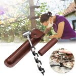 Tari�re forets h�lico�daux manuels avec �tui en cuir, outil de r�glage de survie multifonction, cl� � ...