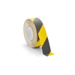 Tarifold - rouleau de ruban adhsif de scurit antidrapant 50mmx18, 3metres noir / jaune 197604.